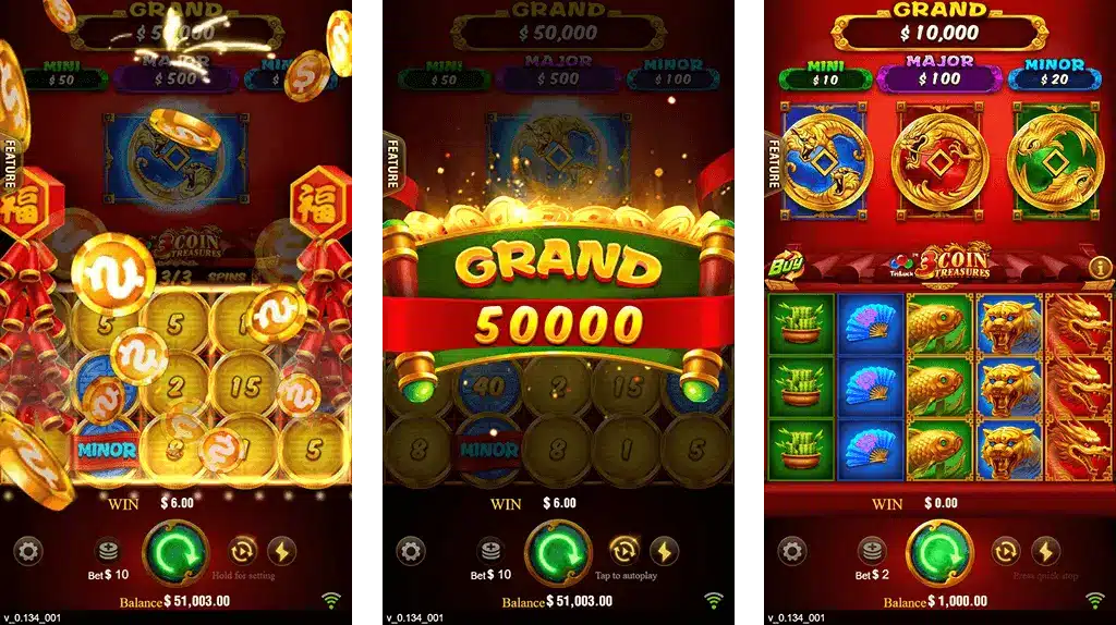 3 Coins 101z Bonus