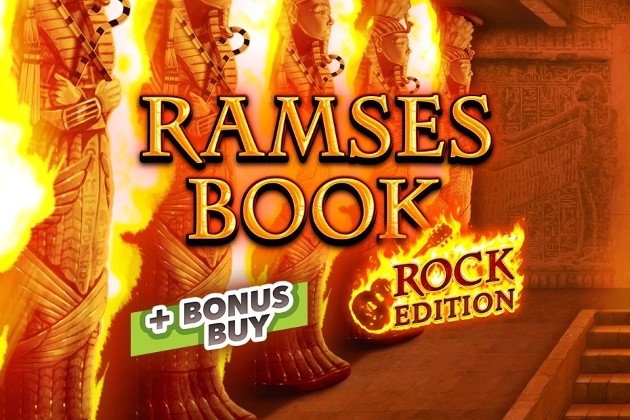 Ramses Book Rock Edition - Gamomat Slot, RTP 96.0%